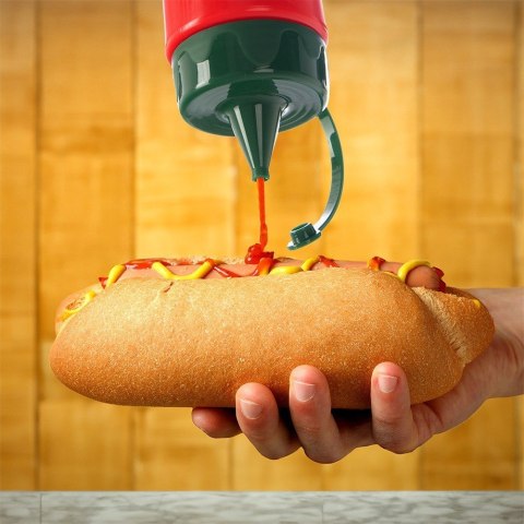 Butelka dyspenser dozownik pojemnik do sosów sosu ketchupu 680ml ORION 152915