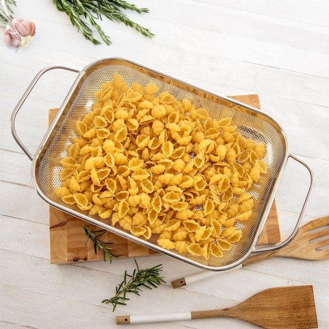 CEDZAK DURSZLAK KUCHENNY STALOWY NACZYNIE NA GRILLA ANETT 43X25X9CM ORION 124483