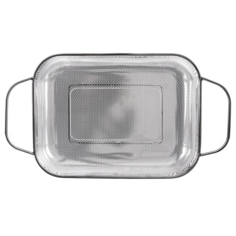 CEDZAK DURSZLAK KUCHENNY STALOWY NACZYNIE NA GRILLA ANETT 43X25X9CM ORION 124483