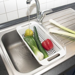 CEDZAK KUCHENNY REGULOWANY DO ZLEWU SITKO DURSZLAK NA ZLEW 32-44X20X8CM ORION 731623