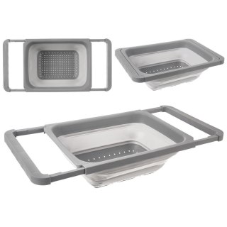 CEDZAK KUCHENNY SILIKONOWY SKŁADANY NA ZLEW DURSZLAK SITKO KEMP 39X26.5CM ORION 124482