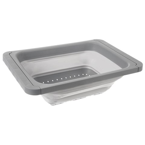 CEDZAK KUCHENNY SILIKONOWY SKŁADANY NA ZLEW DURSZLAK SITKO KEMP 39X26.5CM ORION 124482