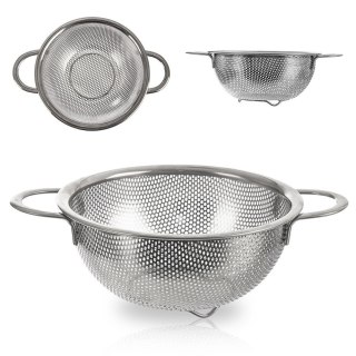 CEDZAK KUCHENNY Z UCHWYTAMI DURSZLAK STALOWY SITKO ANETT 16.5CM ORION 124476