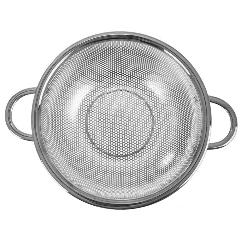 CEDZAK KUCHENNY Z UCHWYTAMI DURSZLAK STALOWY SITKO ANETT 20.5CM ORION 124477