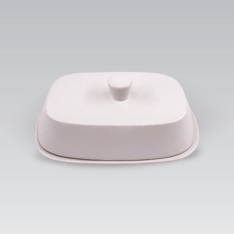 CERAMICZNA MASELNICZKA MASELNICA NA MASŁO MAESTRO WHITE MR-20002-45