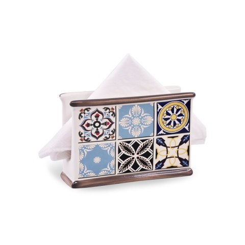 CERAMICZNY SERWETNIK STOJAK NA SERWETKI MAESTRO HOLIDAY IN PORTO MR-20005-44