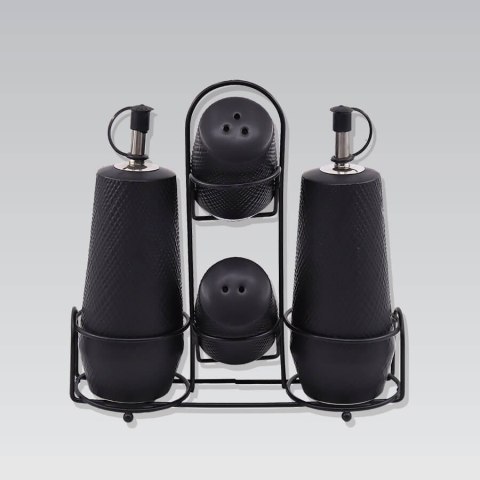 CERAMICZNY ZESTAW DO PRZYPRAW 5-ELE MAESTRO BLACK MR-20001-04S