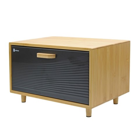 CHLEBAK BAMBUSOWY POJEMNIK NA PIECZYWO BRUNBESTE BB-4252 CZARNY