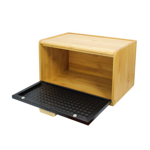 CHLEBAK BAMBUSOWY POJEMNIK NA PIECZYWO BRUNBESTE BB-4256 CZARNY