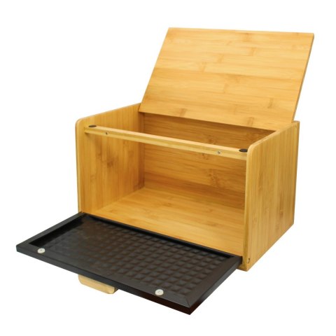 CHLEBAK BAMBUSOWY POJEMNIK NA PIECZYWO BRUNBESTE BB-4256 CZARNY