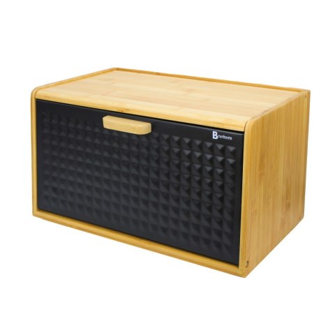 CHLEBAK BAMBUSOWY POJEMNIK NA PIECZYWO BRUNBESTE BB-4256 CZARNY