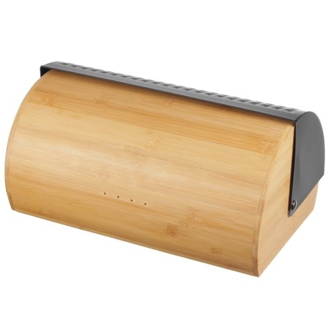 CHLEBAK DREWNIANY Z POKRYWĄ METALOWĄ + NÓŻ BRUNBESTE BB-2773