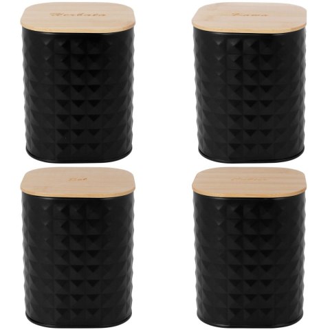 CHLEBAK DWUSTRONNIE OTWIERANY W ZESTAWIE Z 4 POJEMNIKAMI BRUNBESTE BB-2754-PL