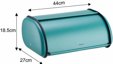 CHLEBAK STALOWY 44CM MATOWY KINGHOFF KH-1867 ZIELONY