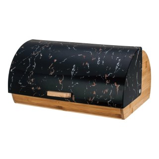 Chlebak bambusowy z pokrywą marmurową pojemnik na pieczywo chleb BRUNBESTE BB-4265