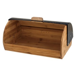 Chlebak bambusowy z pokrywą marmurową pojemnik na pieczywo chleb BRUNBESTE BB-4265