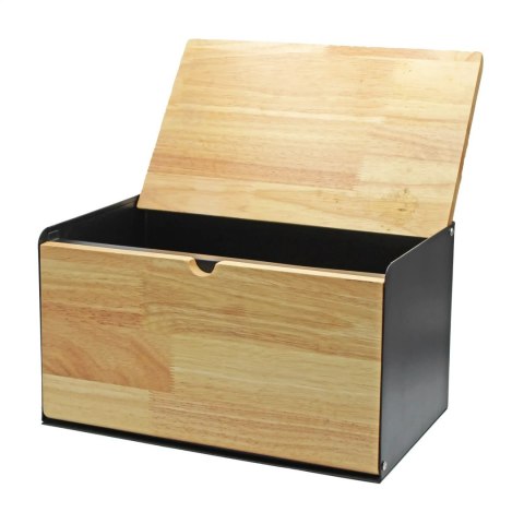 Chlebak dwustronny stal bambusowy pojemniki na przyprawy nóż do chleba BRUNBESTE BB-2698