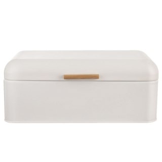 Chlebak metalowy pojemnik na chleb pieczywo biały mat WHITELINE 42x24x16.5cm ORION 152460