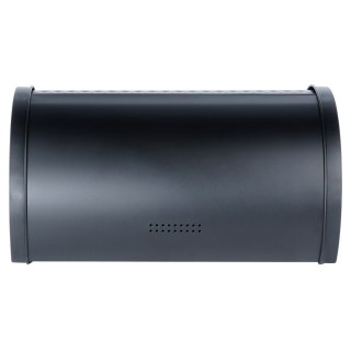 Chlebak metalowy pojemnik na chleb pieczywo czarny 38x28.5x18cm VILDE 259614