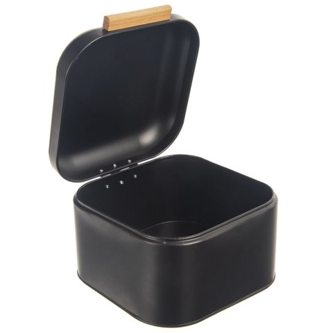 Chlebak metalowy pojemnik na chleb pieczywo czarny mały 21.5x20x14.5cm ORION 152462