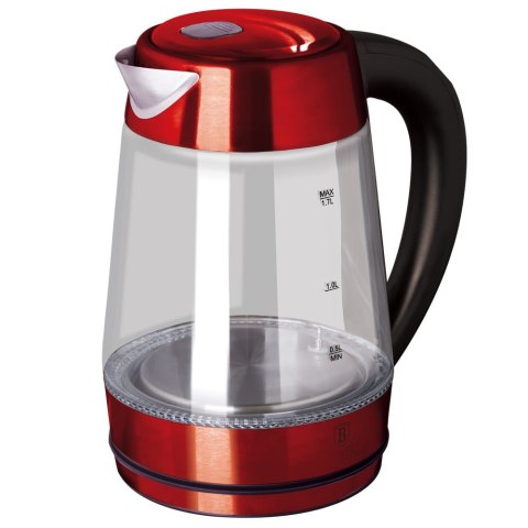CZAJNIK ELEKTR. 1.7L Z FUNKCJĄ TEMPERATURY BERLINGER HAUS METALLIC BURGUNDY BH-9128