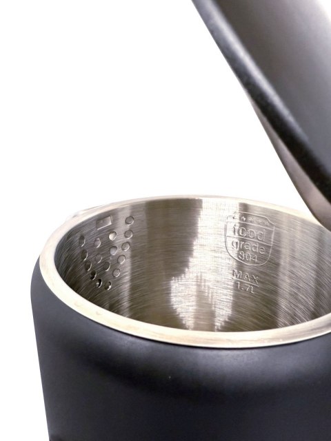 CZAJNIK ELEKTRYCZNY Z REGULACJĄ TEMPERATURY 1.7L BEZPRZEWODOWY CZARNY KLAUSBERG KB-7891