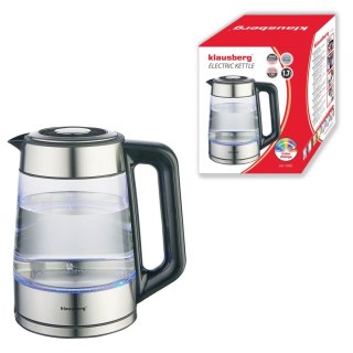 CZAJNIK ELEKTRYCZNY Z REGULACJĄ TEMPERATURY SZKLANY 1.7L KLAUSBERG KB-7888