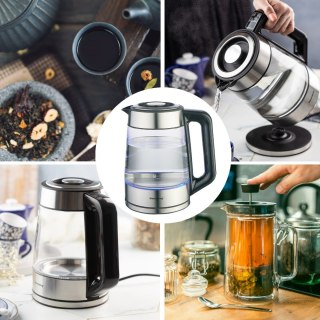 CZAJNIK ELEKTRYCZNY Z REGULACJĄ TEMPERATURY SZKLANY 1.7L KLAUSBERG KB-7888