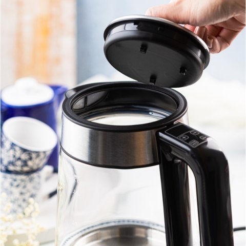 CZAJNIK ELEKTRYCZNY Z REGULACJĄ TEMPERATURY SZKLANY 1.7L KLAUSBERG KB-7888