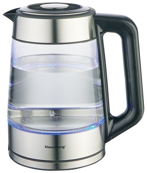 CZAJNIK ELEKTRYCZNY Z REGULACJĄ TEMPERATURY SZKLANY 1.7L KLAUSBERG KB-7888