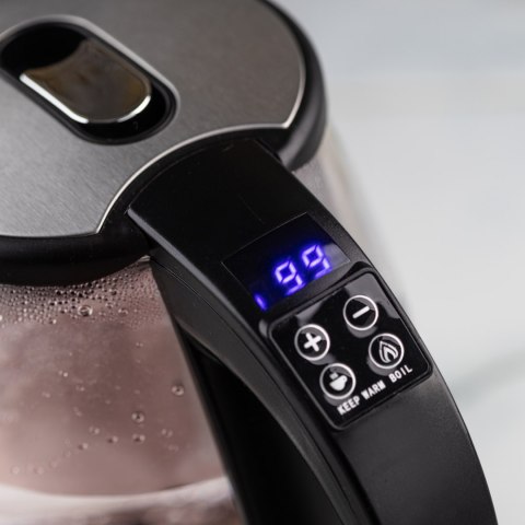 CZAJNIK ELEKTRYCZNY Z REGULACJĄ TEMPERATURY SZKLANY 1.8L KLAUSBERG KB-7887