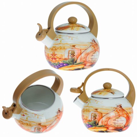 CZAJNIK EMALIOWANY 2.0L EMALIA NA INDUKCJĘ GAZ KINGHOFF OLIO KH-3700