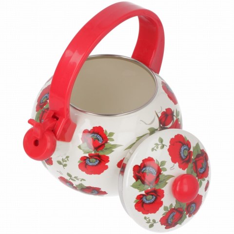 CZAJNIK EMALIOWANY 2.2L BRUNBESTE POPPY BB-2498