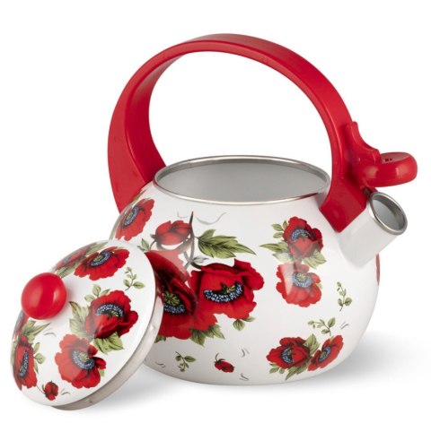 CZAJNIK EMALIOWANY 2.2L BRUNBESTE POPPY BB-2498