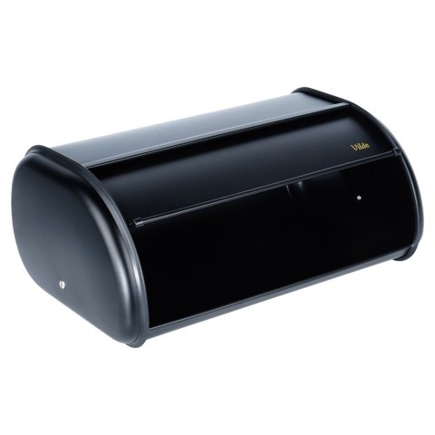 Chlebak stalowy pojemnik na pieczywo chleb bułki czarny 43x27.5x18.5cm VILDE 259616