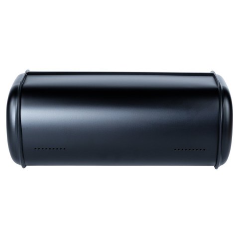 Chlebak stalowy pojemnik na pieczywo chleb bułki czarny 43x27.5x18.5cm VILDE 259616