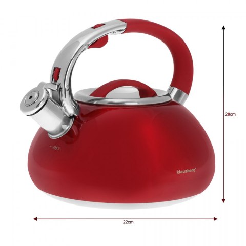 CZAJNIK LAKIEROWANY KLAUSBERG 3.0L KB-7076