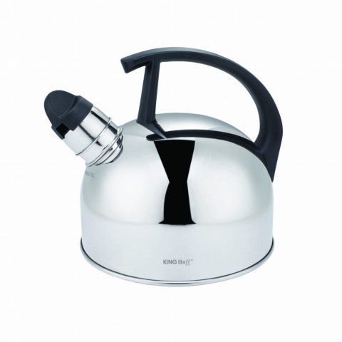 CZAJNIK STALOWY 1.5L BŁYSZCZĄCY SREBRNY KINGHOFF KH-1896