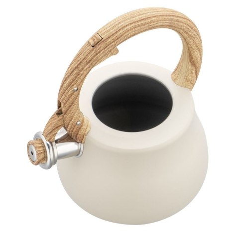 CZAJNIK STALOWY NA GAZ 2.8L INDUKCJA BEŻOWY MATOWY KLAUSBERG KB-7919