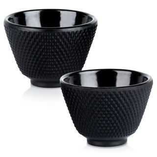 Czarki do herbaty żeliwne emaliowane CAST LINE mini 60 ml 2 szt. VILDE 139689