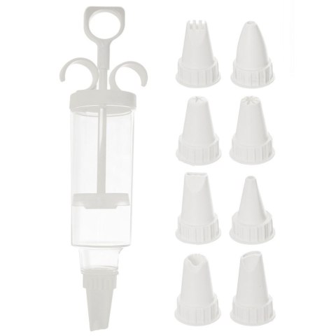 Dekorator do ciasta ciastek ciast maszynka maszyna strzykawka 10 ele ORION 142259