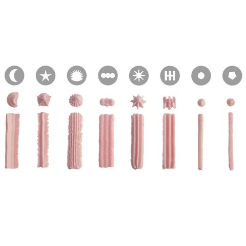 Dekorator do ciasta ciastek ciast maszynka maszyna strzykawka 10 ele ORION 142259