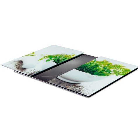 Deska do krojenia i osłona kuchenki szklana 60x52cm VILDE 259679