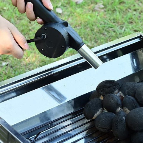 DMUCHAWA DO ROZPALANIA GRILLA PIECA KOMINKA OGNISKA RĘCZNA BBQ MAESTRO MR-1017