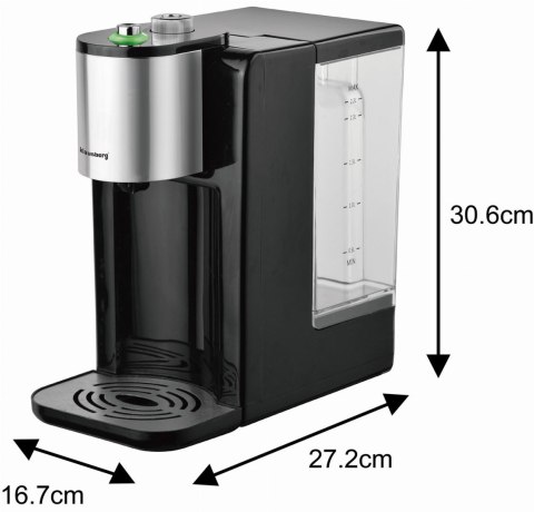 DOZOWNIK DYSTRYBUTOR PODGRZEWACZ DO GORĄCEJ WODY 2.2L Z REGULACJĄ TEMPERATURY KLAUSBERG KB-7878