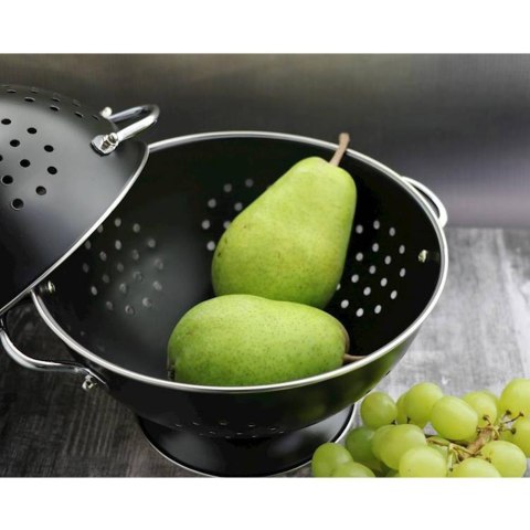 DURSZLAK / CEDZAK 24CM ZE STALI NIERDZEWNEJ CZARNY BRUNBESTE BB-2218