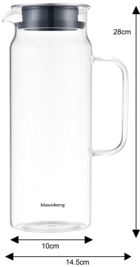 DZBANEK SZKLANY 1.5L KLAUSBERG KB-7687