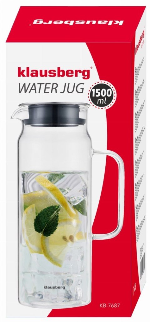 DZBANEK SZKLANY 1.5L KLAUSBERG KB-7687