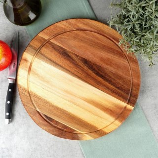 Deska do krojenia i serwowania drewniana 30cm EXCELLENT HOUSEWARE 259697