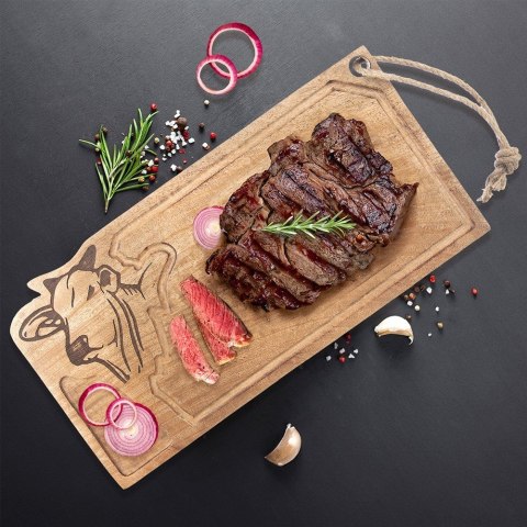 Deska do krojenia i serwowania drewniana MANGO 45x22cm ORION 126848